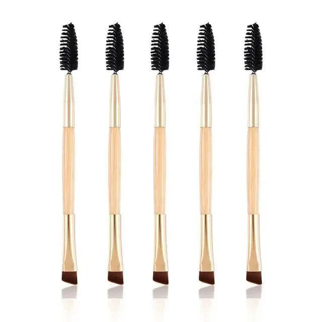 Set de Pinceles de Maquillaje Profesional de 5 Piezas para una Aplicación Impecable