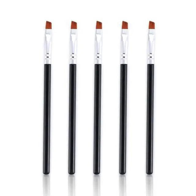 Set de Pinceles de Maquillaje Profesional de 5 Piezas para una Aplicación Impecable