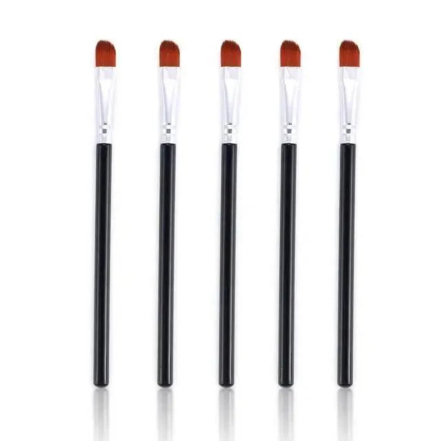 Set de Pinceles de Maquillaje Profesional de 5 Piezas para una Aplicación Impecable