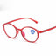 Gafas de leopardo negro redondas y elegantes para el cuidado de la vista
