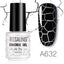 Esmalte de Uñas UV Gel de Secado Rápido Premium - Diseño Agrietado Multicolor