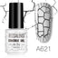 Esmalte de Uñas UV Gel de Secado Rápido Premium - Diseño Agrietado Multicolor