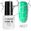 Esmalte de Uñas UV Gel de Secado Rápido Premium - Diseño Agrietado Multicolor