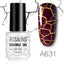 Esmalte de Uñas UV Gel de Secado Rápido Premium - Diseño Agrietado Multicolor
