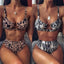 Ensemble de bikini taille haute pour femmes - Maillots de bain modernes