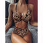 Ensemble de bikini taille haute pour femmes - Maillots de bain modernes