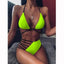 Ensemble de bikini taille haute pour femmes - Maillots de bain modernes