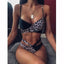Ensemble de bikini taille haute pour femmes - Maillots de bain modernes