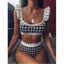 Ensemble de bikini taille haute pour femmes - Maillots de bain modernes
