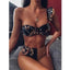 Ensemble de bikini taille haute pour femmes - Maillots de bain modernes