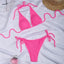 Elegant One-Shoulder Bikini Set for Women