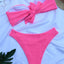 Elegant One-Shoulder Bikini Set for Women