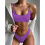 Elegant One-Shoulder Bikini Set for Women
