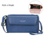 Elegant PU Leather Double Layer Crossbody Handbag