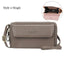 Elegant PU Leather Double Layer Crossbody Handbag
