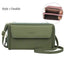 Elegant PU Leather Double Layer Crossbody Handbag