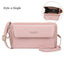 Elegant PU Leather Double Layer Crossbody Handbag