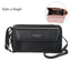 Elegant PU Leather Double Layer Crossbody Handbag