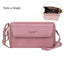 Elegant PU Leather Double Layer Crossbody Handbag