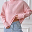 Women's High Neck Pullover Sweater - Casual & Cozy