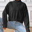 Women's High Neck Pullover Sweater - Casual & Cozy