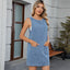 Robe sans dos décontractée pour femmes avec jupe camisole