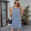 Robe sans dos décontractée pour femmes avec jupe camisole