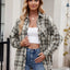 Women's casual fashion spicy girl loose checkered shirt for women - Korvel