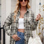 Women's casual fashion spicy girl loose checkered shirt for women - Korvel