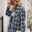 Women's casual fashion spicy girl loose checkered shirt for women - Korvel