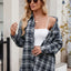 Women's casual fashion spicy girl loose checkered shirt for women - Korvel