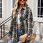 Women's casual fashion spicy girl loose checkered shirt for women - Korvel