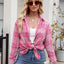Women's casual fashion spicy girl loose checkered shirt for women - Korvel