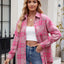 Women's casual fashion spicy girl loose checkered shirt for women - Korvel