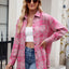 Women's casual fashion spicy girl loose checkered shirt for women - Korvel