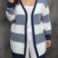 Cárdigan de Suéter Woven a Rayas para Mujer