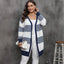 Cárdigan de Suéter Woven a Rayas para Mujer