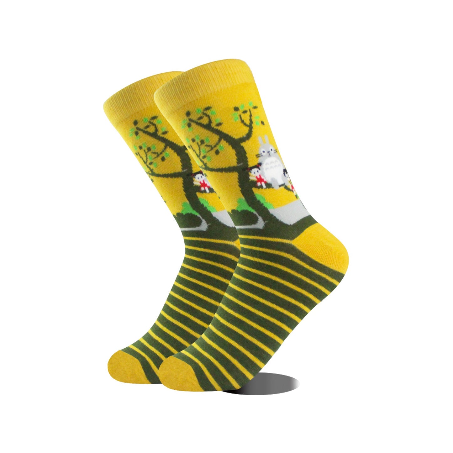 Women's Cotton Bottom Creative Japanese Totoro Socks Cartoon Cotton Boat Socks Women's Anime Jacquard Socks - Korvel