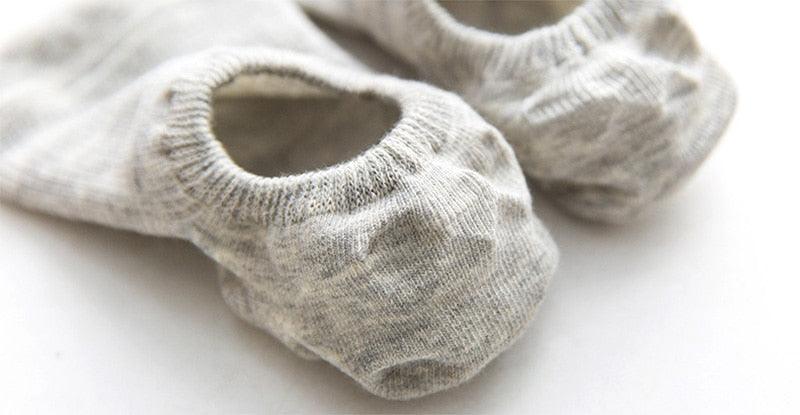 Calcetines de mujer de algodón premium sin costura y antideslizantes