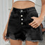 Women's denim ripped shorts hot pants - Korvel