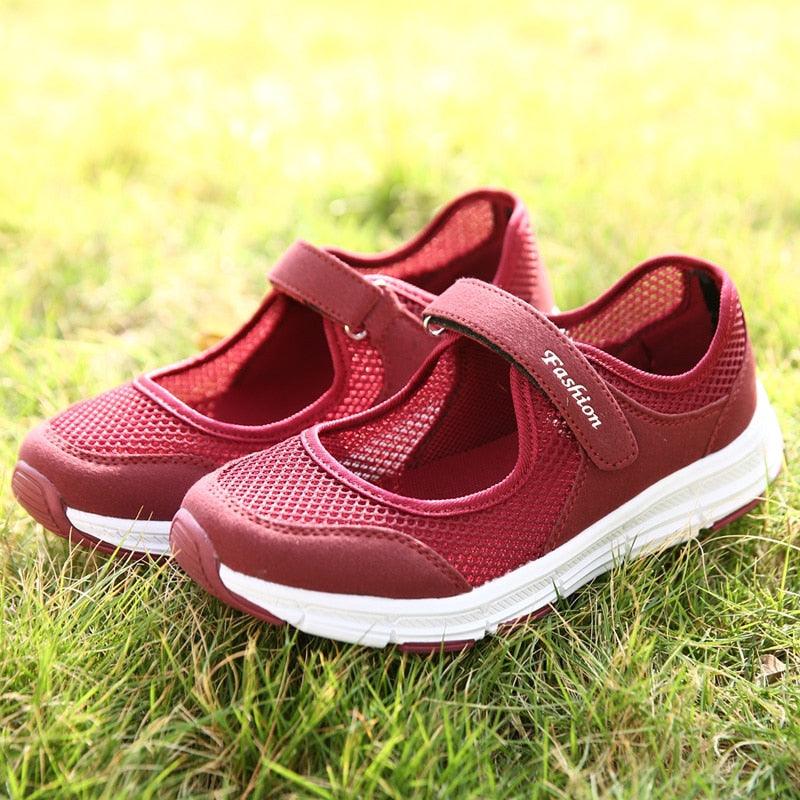 Zapatillas Elegantes y Transpirables para Mujeres, Comodidad Todo el Día