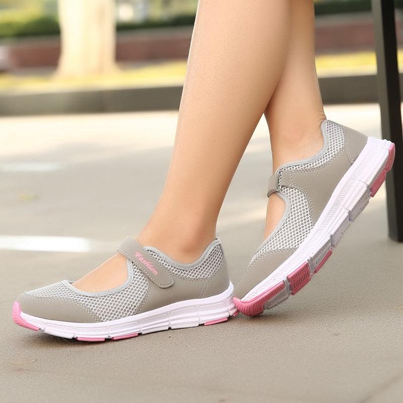 Zapatillas Elegantes y Transpirables para Mujeres, Comodidad Todo el Día