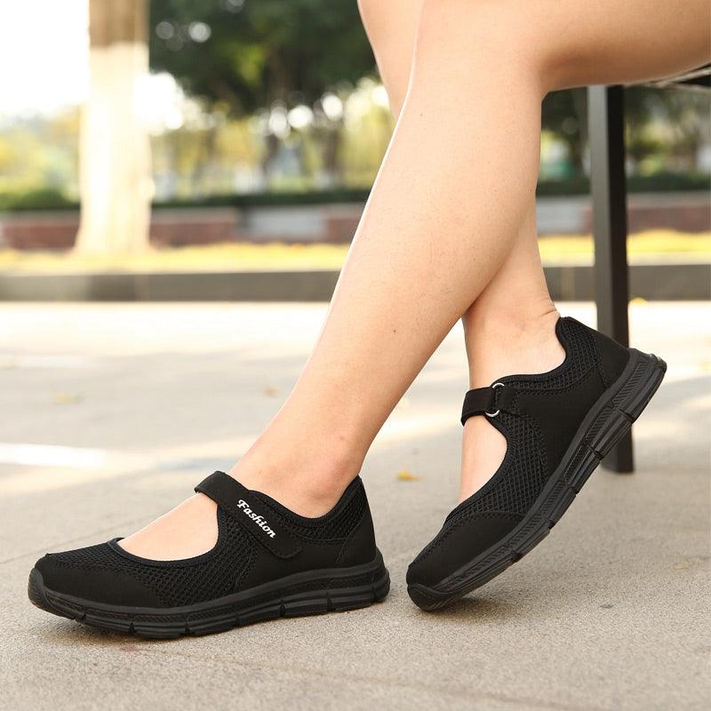 Zapatillas Elegantes y Transpirables para Mujeres, Comodidad Todo el Día