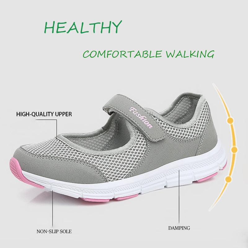 Zapatillas Elegantes y Transpirables para Mujeres, Comodidad Todo el Día