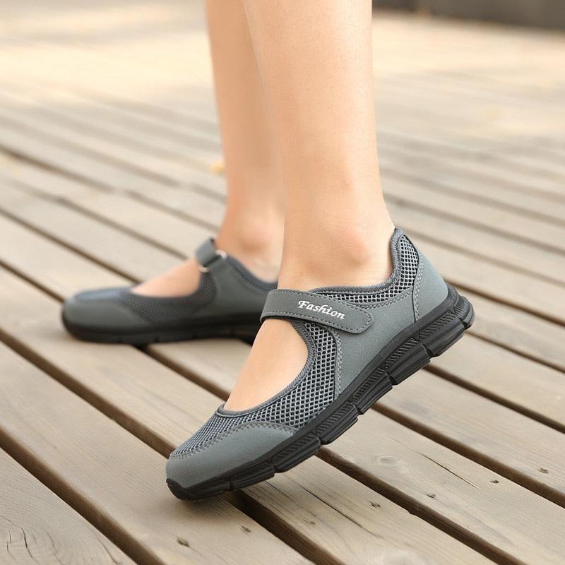 Zapatillas Elegantes y Transpirables para Mujeres, Comodidad Todo el Día