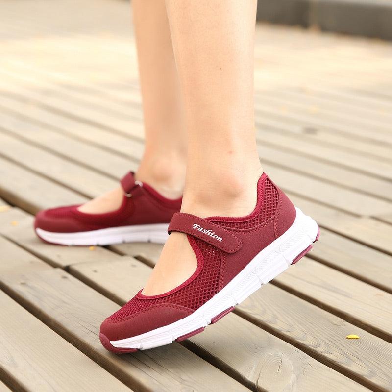 Zapatillas Elegantes y Transpirables para Mujeres, Comodidad Todo el Día