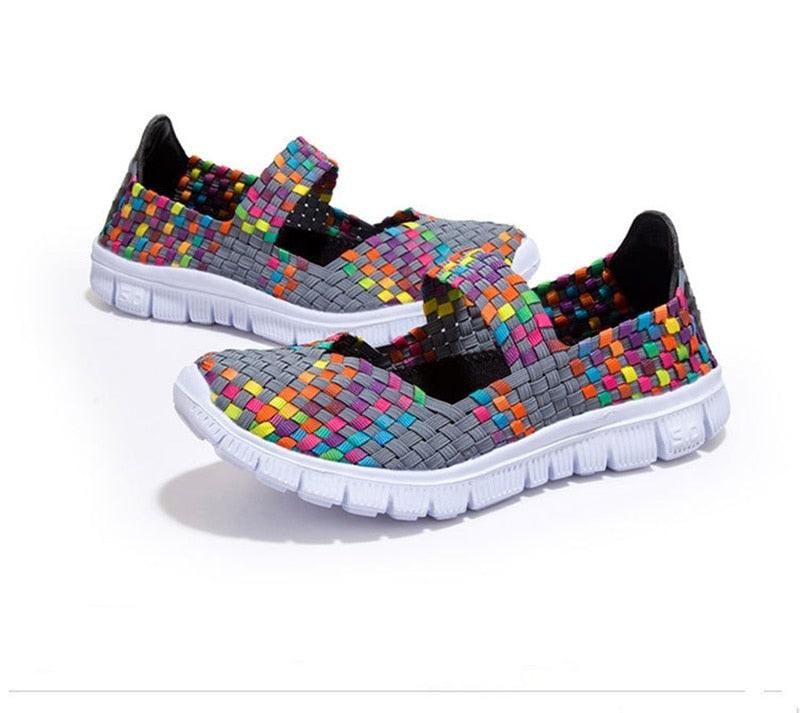 Espadrilles décontractées pour femmes - Baskets à enfiler confortables
