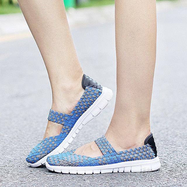 Espadrilles décontractées pour femmes - Baskets à enfiler confortables
