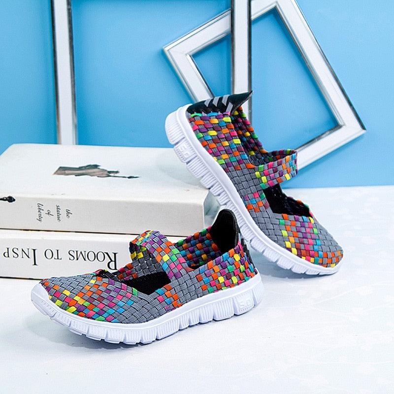 Espadrilles décontractées pour femmes - Baskets à enfiler confortables