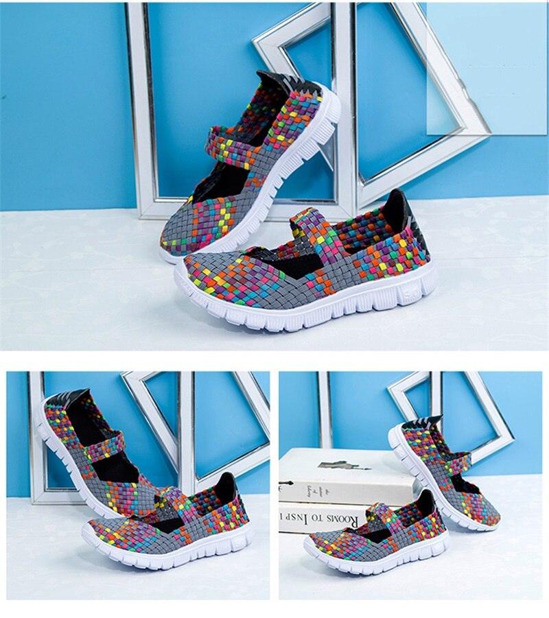 Espadrilles décontractées pour femmes - Baskets à enfiler confortables